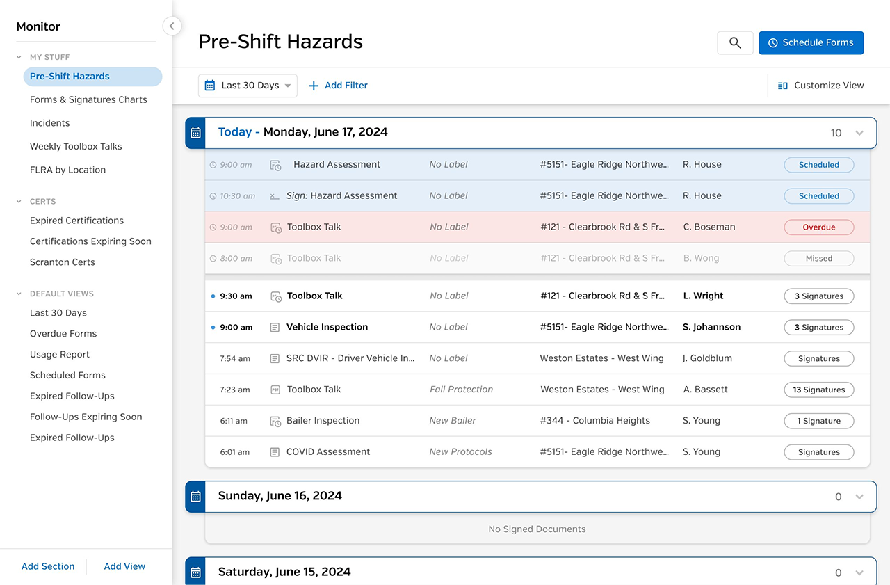 SiteDocs workplace safety software Melbourne